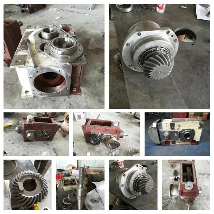 Helical Hypoid Spiral Bevel Gearbox with Motor Power Drive Gearbox