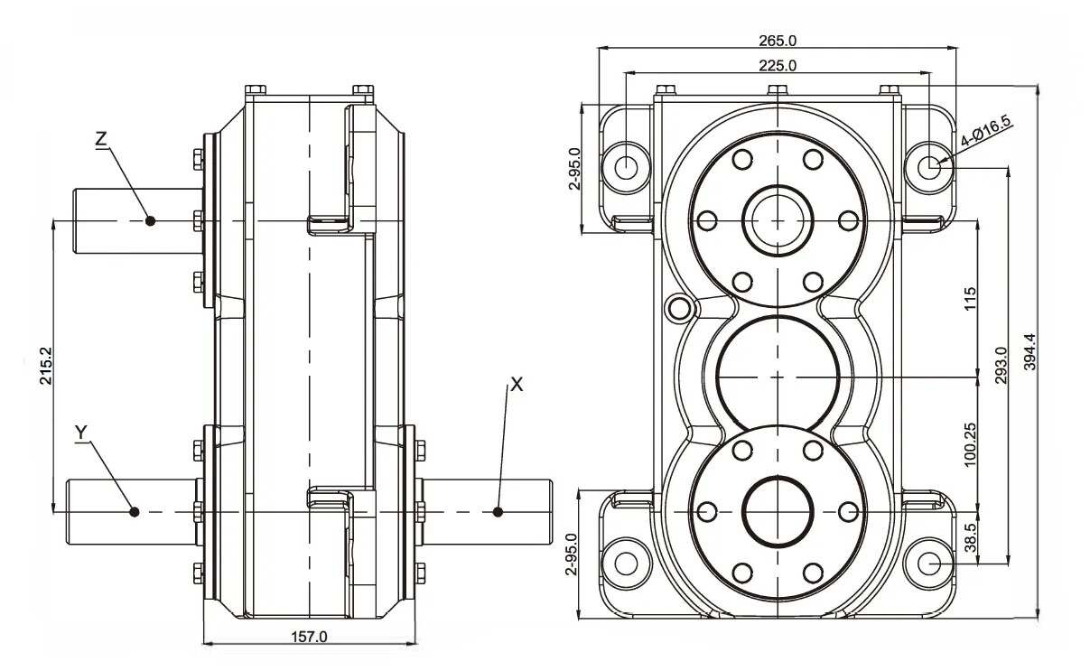 Reliable Powerful Large Small Round Square Baler Gearbox for Agricultural Machine Square Balers Hay Rakes Round Straw Balers