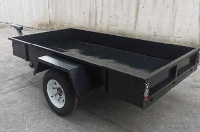 1500KG Load ATV Small Box Trailer with Parking Brake