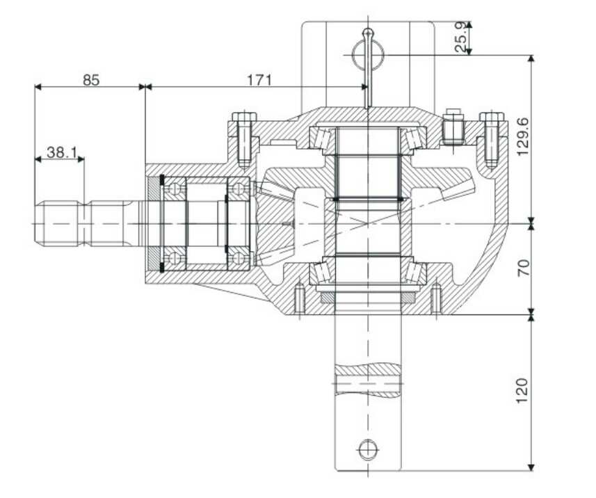 EP-GT40U Factory Directly Wholesale Gearbox Pit Digger for Agricultural
