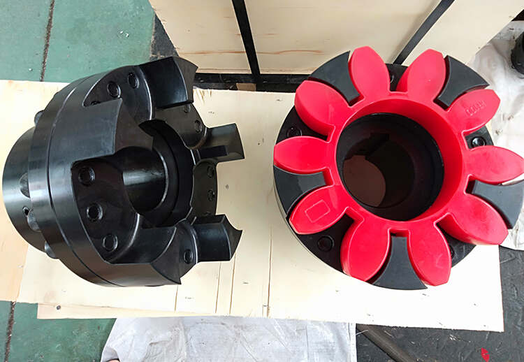 Double Flange Flexible Jaw Type Coupling