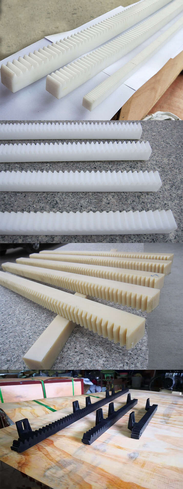 Great Strength Plastic Flexible Gear Rack and Pinion