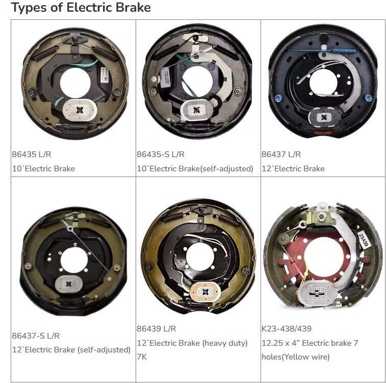 86437 Left/Right Trailer Brake 12 Electric Brake