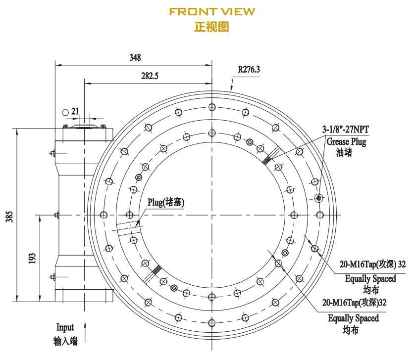 Factory Sale Various Widely Used FGE Series FGE17 Slewing Drive Reducer for Mining Jumbos