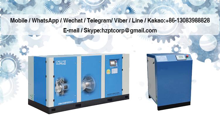 Oil-free Scroll air Compressor CMW Series Portable Compressor OEM ODM AC Silent Machinery Water Lubricated Oil Less Stainless