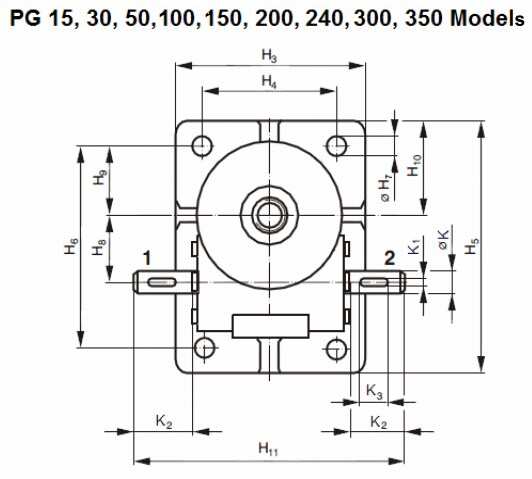 PG100-P6-F2-K-E-X-1500 High Gear Ratio Clevis End Translating Screw Jack for Construction