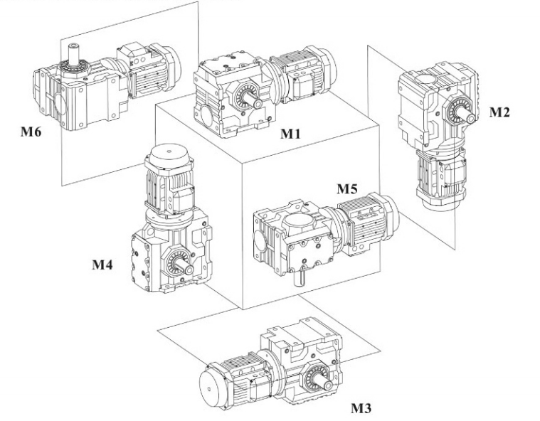 Double Brake Helical Gear Reductor Transmission Jack 1 20 Ratio Gearbox Bevel Gearbox Bevel Gearbox Speed Reducer