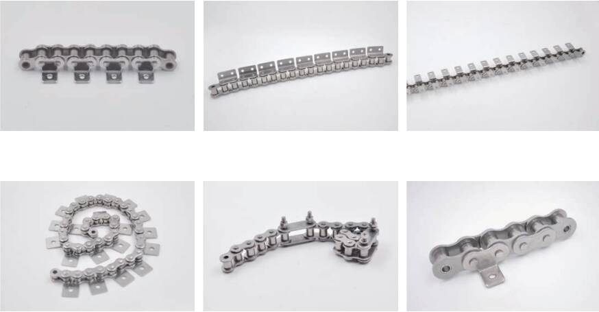 SSC24B-2 B Series Stainless Steel Short Pitch Precision Roller Chain with Straight Plate and Sprockets in Steel