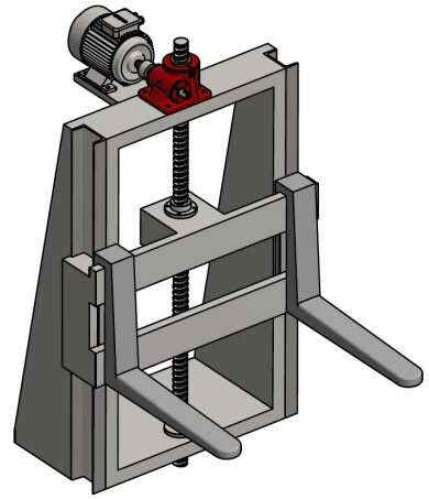 PG100-P6-F2-K-E-X-1500 High Gear Ratio Clevis End Translating Screw Jack for Construction