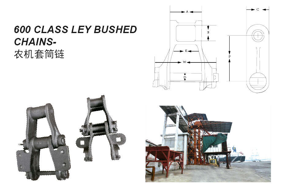 Agricultural Conveyor 603 604 704 600 Ley Bushed Chains