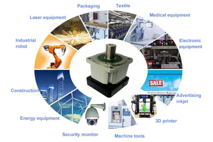Low Backlash High Precision Planetary Speed Reducer Reduction Manufacturer Nema Dc Stepper Servo Motor Small Planetary GearBox