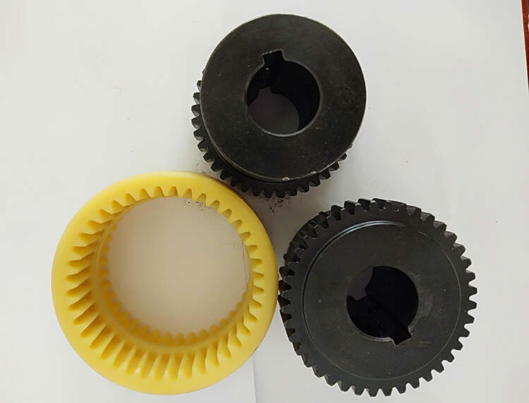 Nylon Curved Tooth Teeth Precision Gear Coupling with Nylon Sleeve
