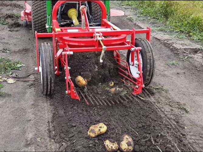 one row potato harvester