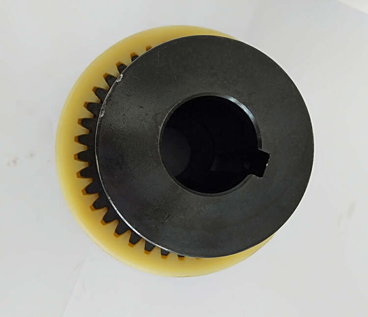 Nylon Curved Tooth Teeth Precision Gear Coupling with Nylon Sleeve