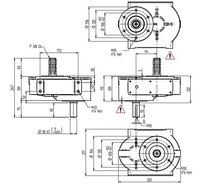Hydraulic PTO Drive Gearbox Speed Increaser