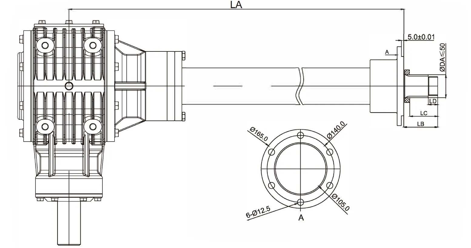 Agricultural Machinary Round Baler Gearbox Gear Drive Round Baler Gearbox Speed Reducer for Round Baler and Harvester