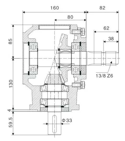 EP-9.310 Rotary Tiller Cultivator Gearbox for Agricultural