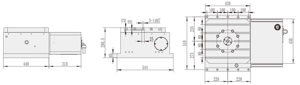 WT-H430 Special Design Widely Used China Industrial Cnc Machining Center Accessories