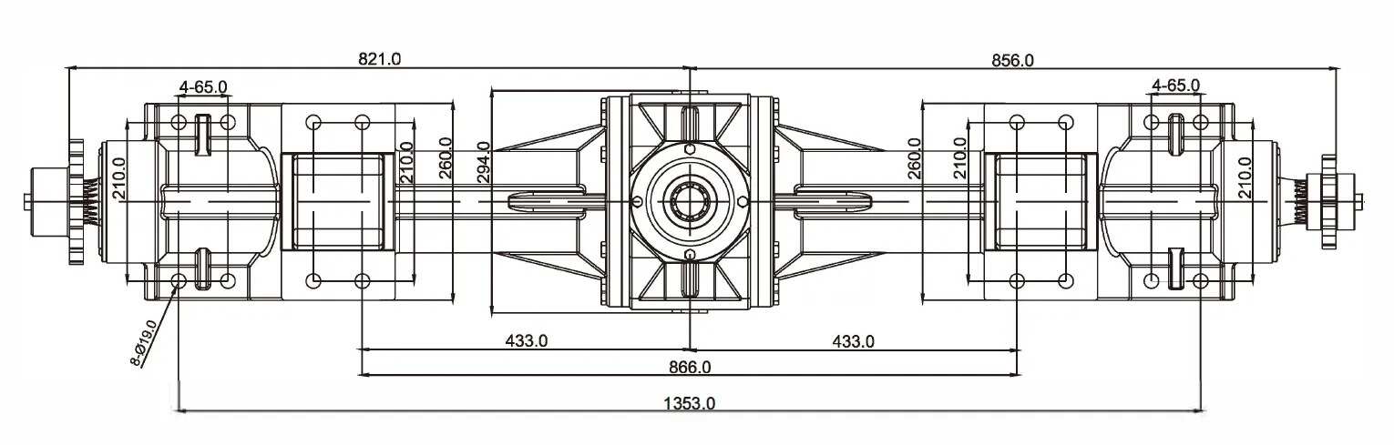 Round Baler Gearbox Speed Reducer Agricultural Machinary Harvester Gear Drive for Sale