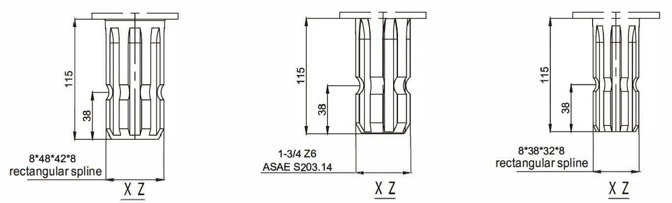 Fully Automatic Round Square Balers Gearbox for Agricultural Machine Square Balers Hay Rakes Round Straw Balers
