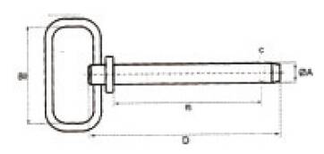Durable FT032/FT033/FT034/FT035/FT036/FT037 Hitch Pin New Agricultural Spare Parts for Tractors