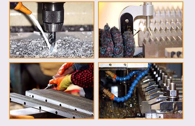 Left Helical Gear Rack Right Helix Rack 1 25mod 22 25 1400mm 20teeth 14mm Flexible Nylon Gear Racks