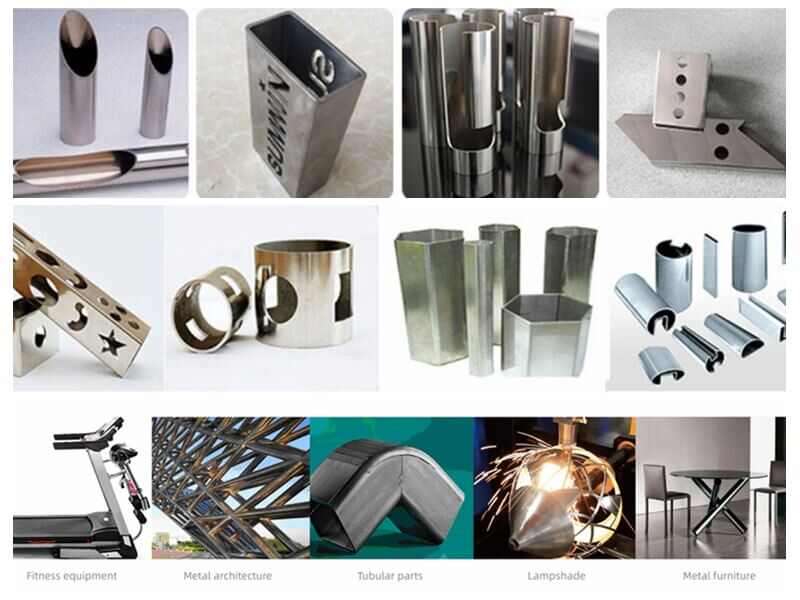 TC-TSA Customized 1-3kw Automatic Feeding Metal Tube & Pipe Laser Cutting Machine for Metal Tube