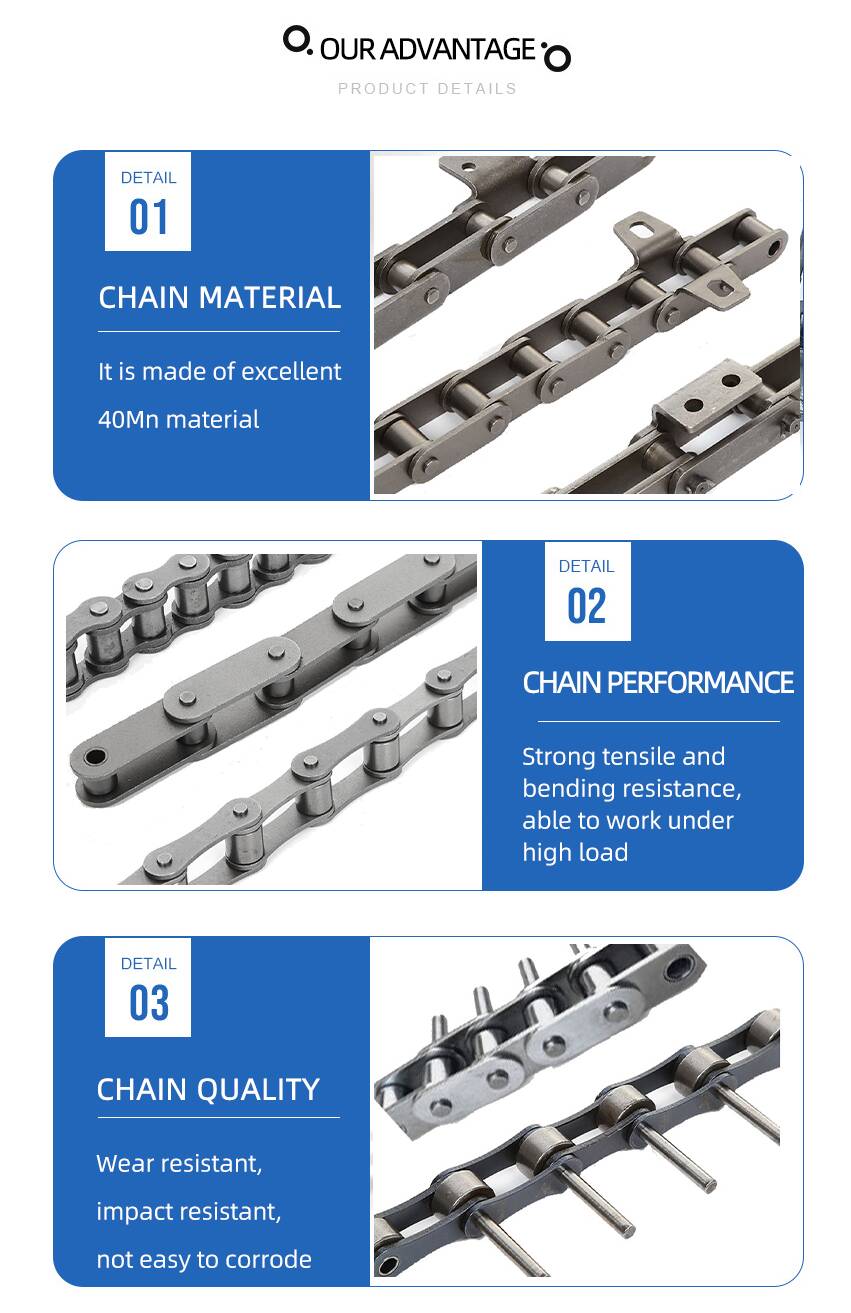 Chain Mesh Belt Price Good Quality Good Production Customization All Materials Stainless Steel Carbon sprockets Steel chains