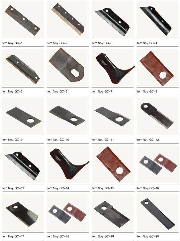 GC-9 Good Material Lawn Mower Grass Cutting Knife Blade for Cutting Grass