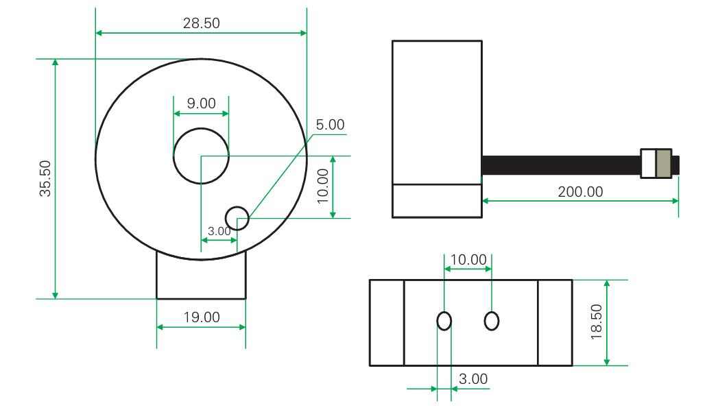 SICA600G AC Current Transformer Electrical Current Transducer
