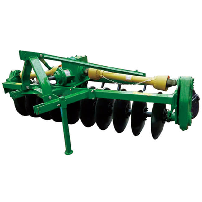 Agriculture Tractor Rear Three-Point Suspension Double-Side Drive Disc Harrow with Gear Core Components Square Beam