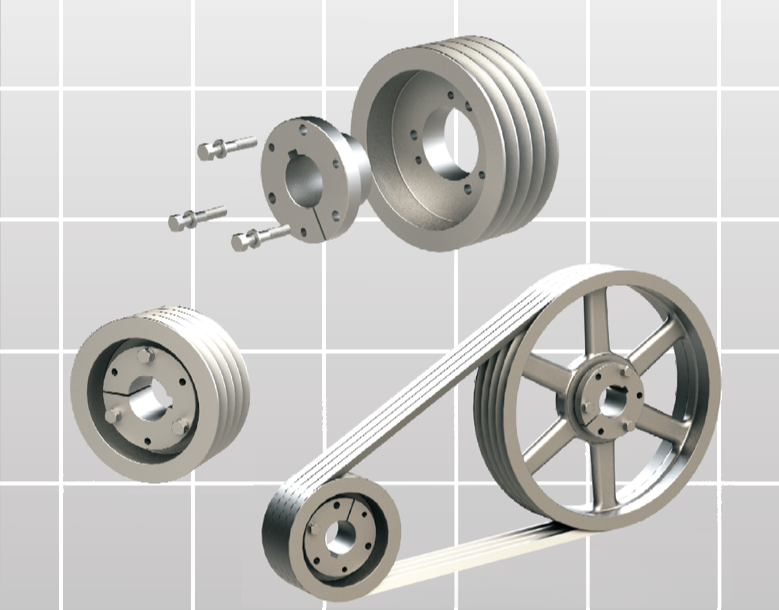 Customized Transmission All Size Type European/American Standard Sheave Wheel V Belt Timing Idler Casting Forging Pulley
