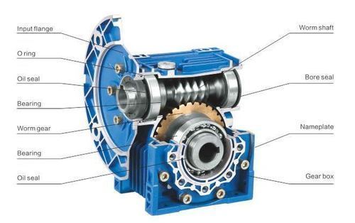 Aluminum Housing Transmission Reduction Speed Reducer Gear Wheel Drive NMRV Nmrv050 030 063 040 Worm Gearbox with Electric Motor