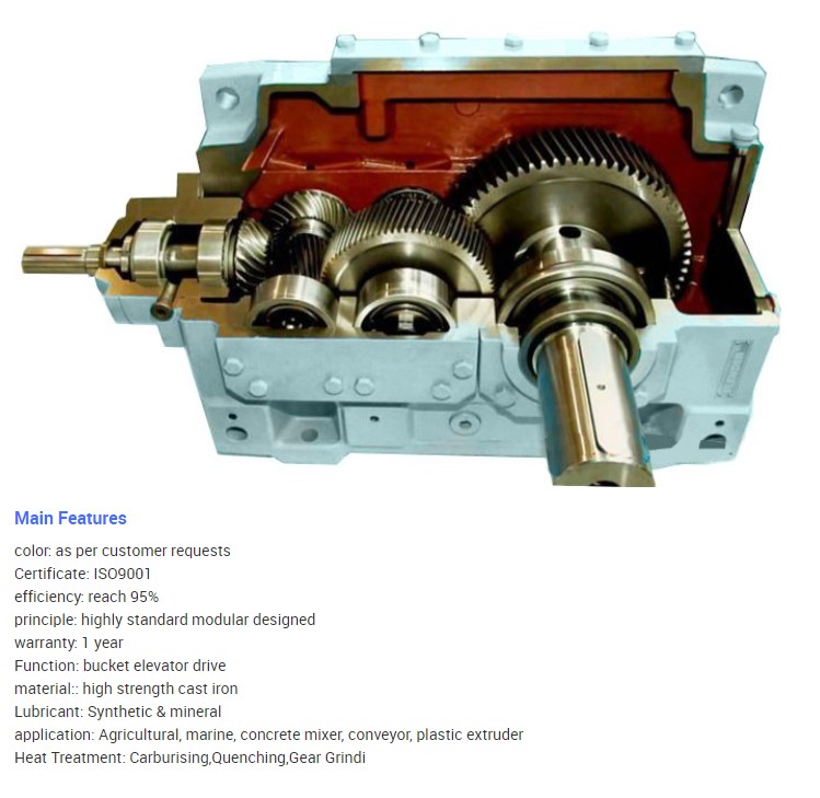 Helical Hypoid Spiral Bevel Gearbox with Motor Power Drive Gearbox
