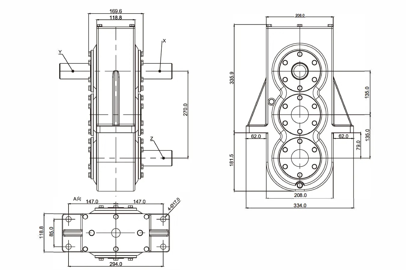 Wholesale High Quality Round Square Baler Gearbox for Agricultural Machine Small Square Balers Hay Rakes Round Straw Balers