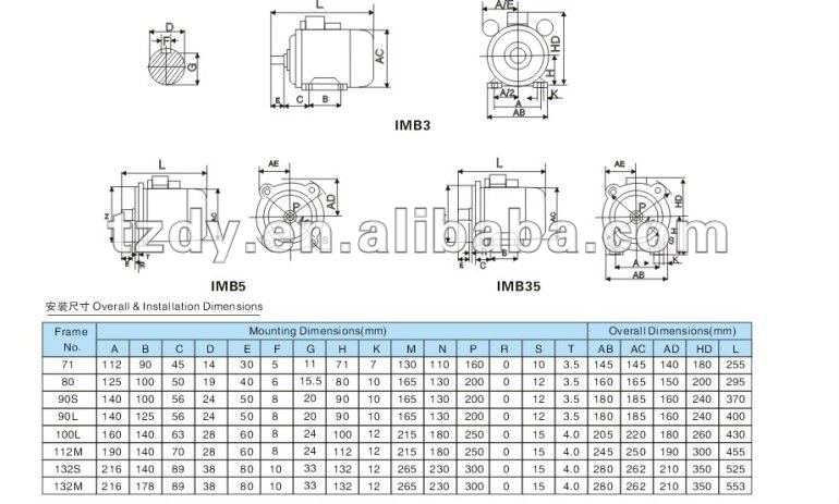 YL Series Single Phase Dual-capacitor Copper Winding Wire Induction Motor