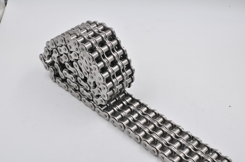 SS10A-3 a Series Stainless Steel Short 15.875mm Pitch Precision Triplex Roller Chain and Sprockets in Steel