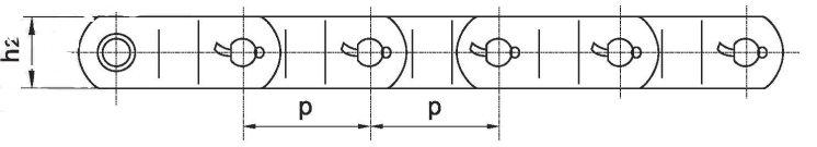 Professional 4013 2010 2512 2814 3315 3618 4020 4824 W132 Nonstandard Chain Cranked Link with High Quality