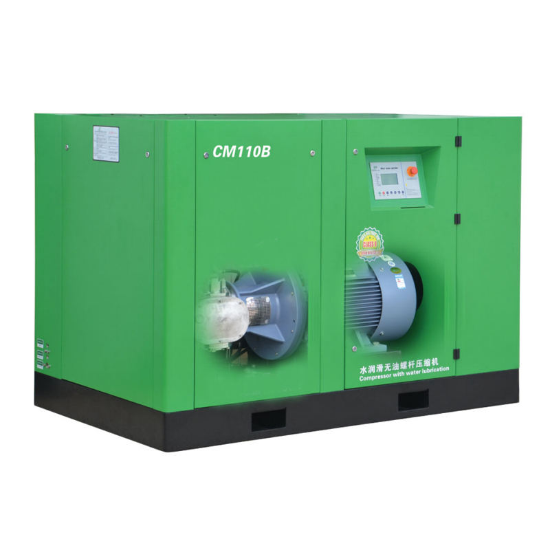Soundproof 75kW 100HP 7bar 8bar 10bar Direct Drive Oil Lubricated Rotary Screw Type Air Compressor