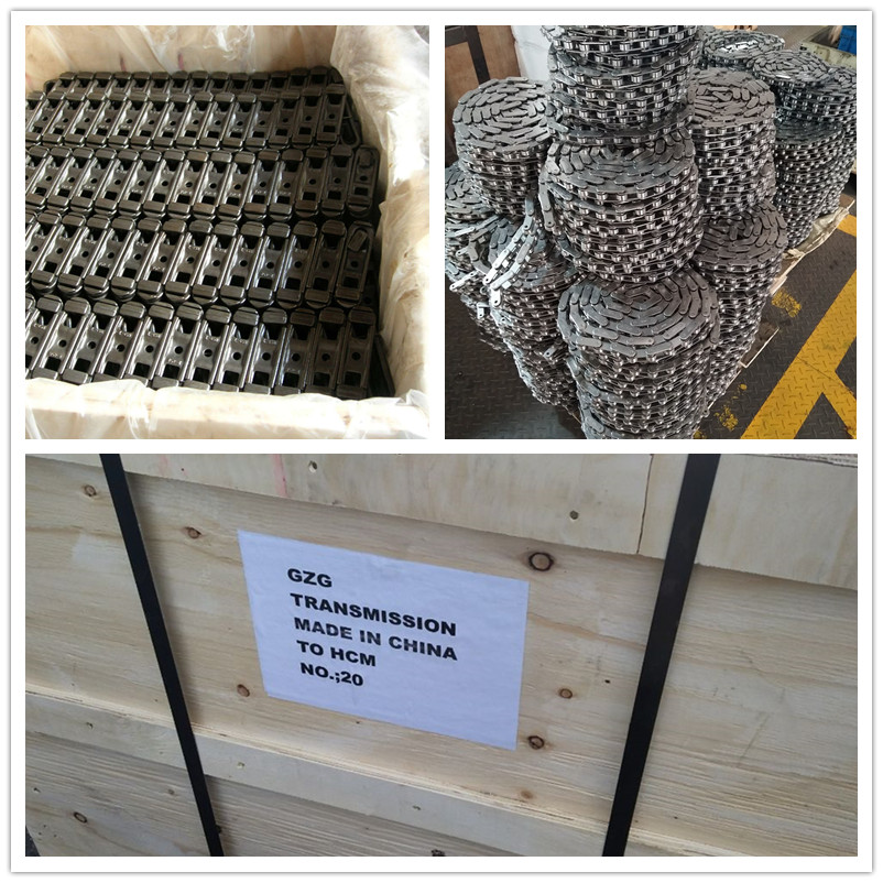 Plastic Double Layer Zippers Roller Din Standard Bs Scraper Chain Conveyor for Wholesales