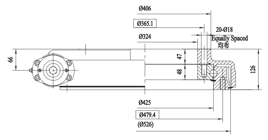 Factory Sale Various Widely Used FGE Series FGE17 Slewing Drive Reducer for Mining Jumbos