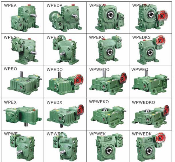 Quick Delivery WPWS-60  1:5,10,15,20,25,30,40,50,60 Ratio Speed Reducer Gearbox Worm Gear Box