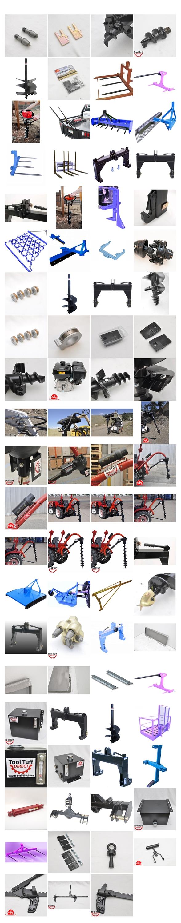 Tractor Mounted Post Hole Digger Mini Tractor Post Hole Digger