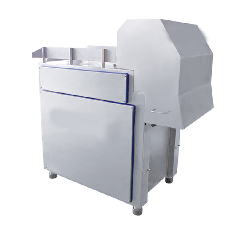 QK-5T Series SUS304 Commodity Chopping Machine for Frozen Meat Wrapping Gluing Filling Slitting Plastic Bags Motor Core