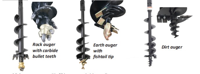 Agricultural Machinery Post Hole Digger Fence Post Digging Tool Auger Drill