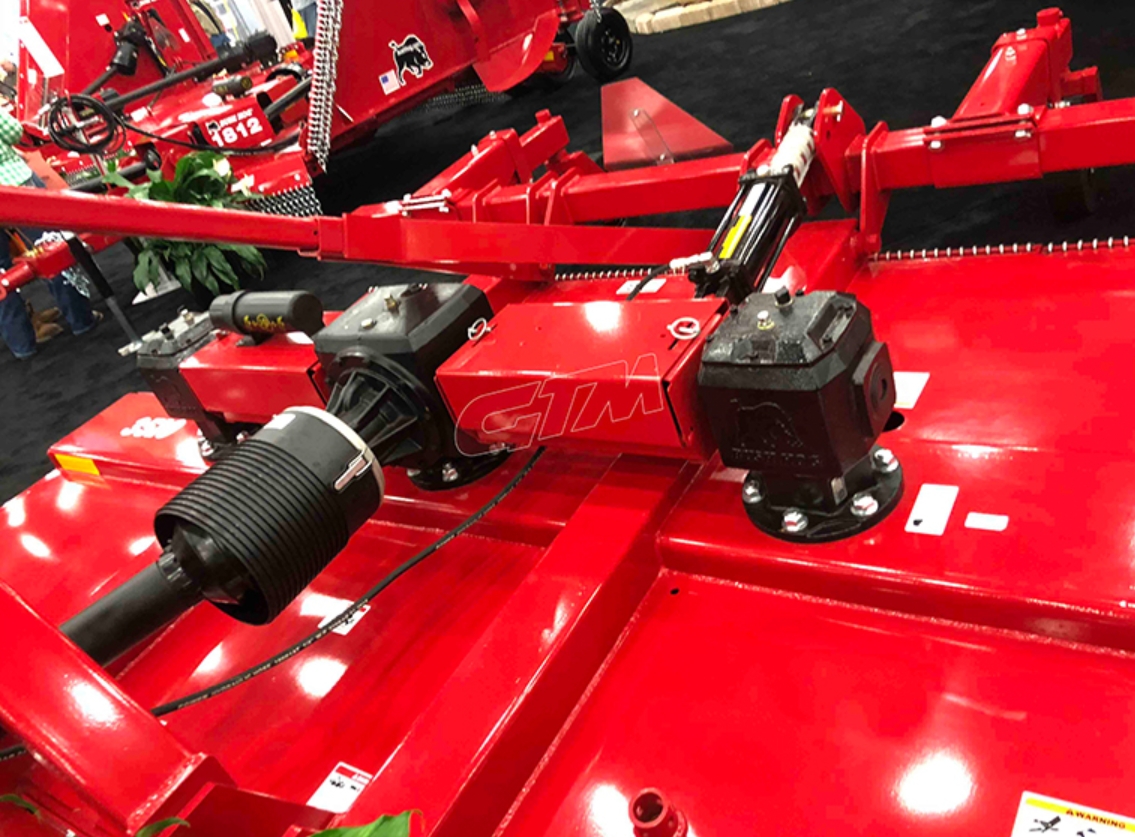 540rpm Tractor PTO Right Angle Bevel Cutter Agricultural Rotovator Power Rotary Tiller Gear Box Feed Mixer Lawn Mower Gearbox
