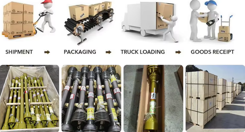 OEM T3 600 Tractor Spare Parts Cardan Pto Drive Shafts for Rotary Mower Harvester Cultivator Agricultural Machine Pto Shafts