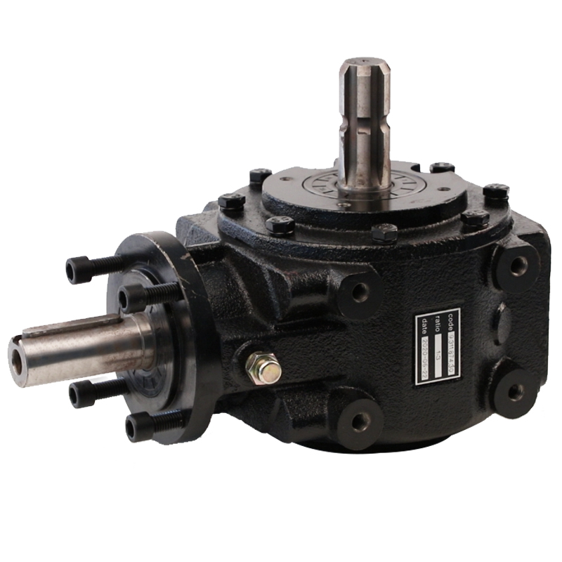 540rpm Tractor PTO Right Angle Bevel Cutter Agricultural Rotovator Power Rotary Tiller Gear Box Feed Mixer Lawn Mower Gearbox