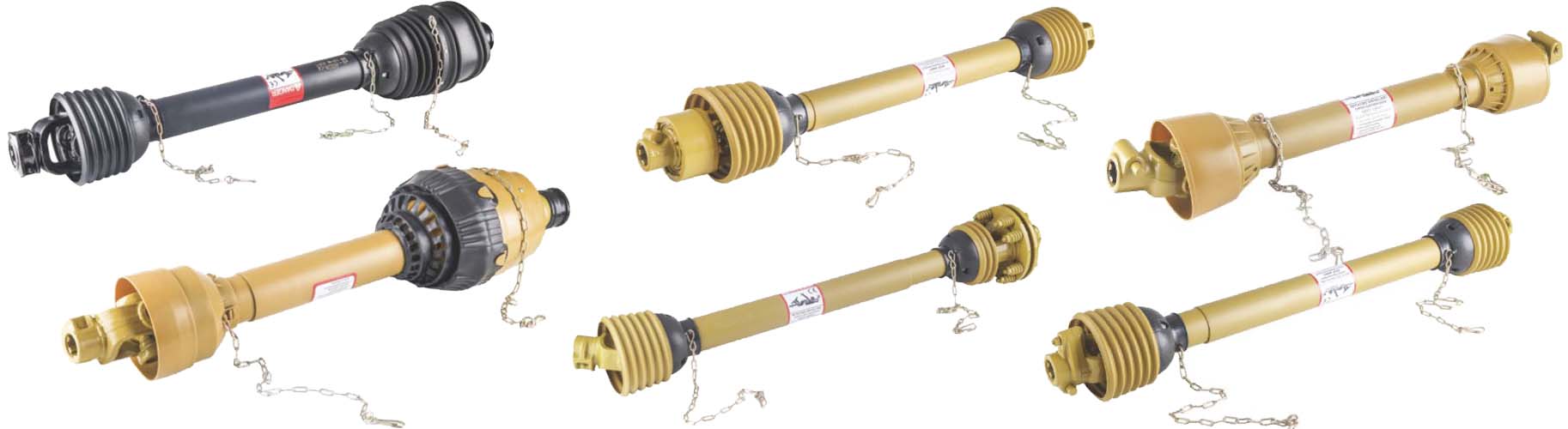 Agricultural Driveshaft Driveline Adapter Cardan Kutota Rotavator Spline Universal Cross Joint Yoke Tractor PTO Drive Shaft