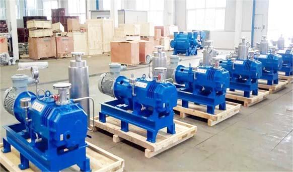 2H-150 Rotary Piston Type Vacuum Pump 15KW Power for Coating Machine